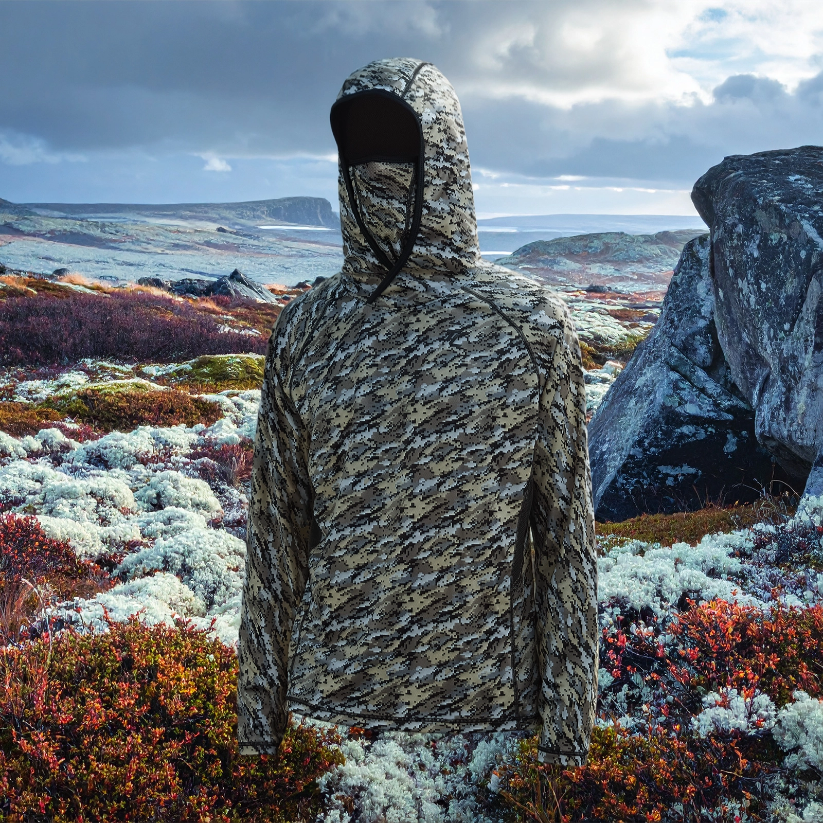 Trout Land Digital Camo – Tundra pattern