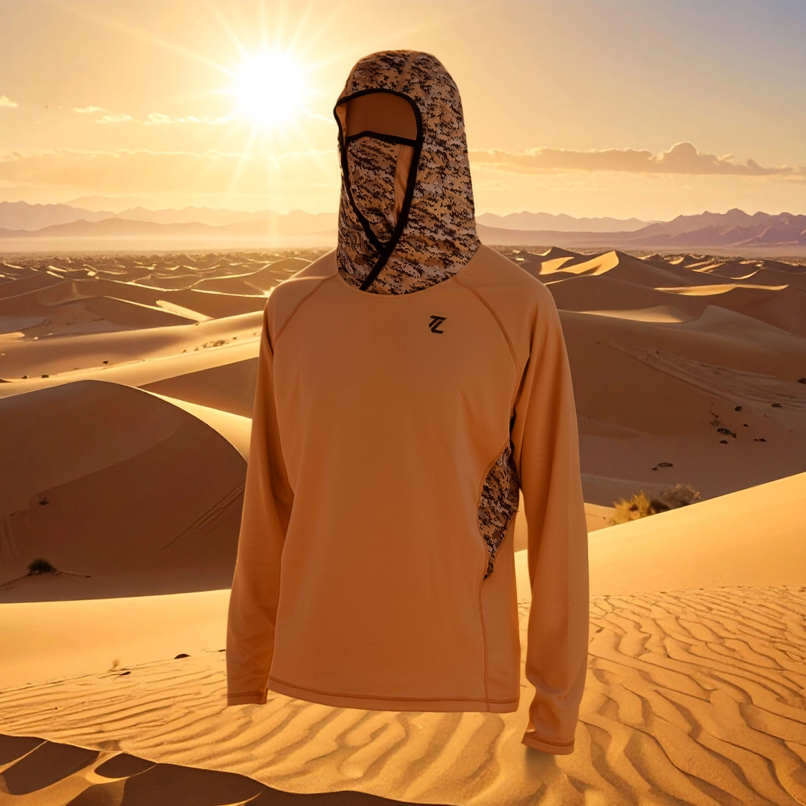 Trout Land Digital Camo – Desert Gold pattern